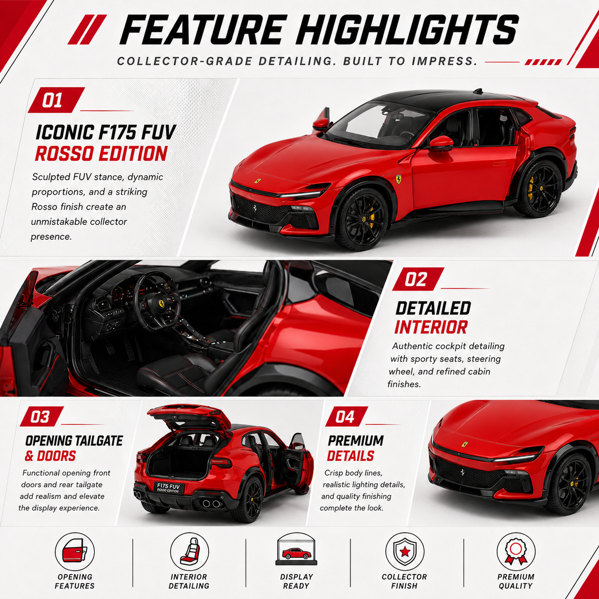 Ferrari Purosangue Rosso