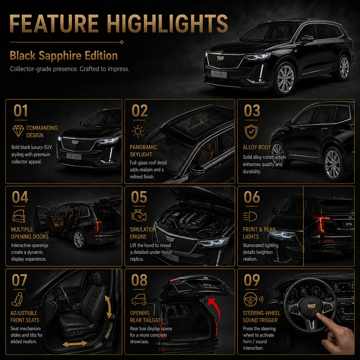 Cadillac XT6 Black Sapphire