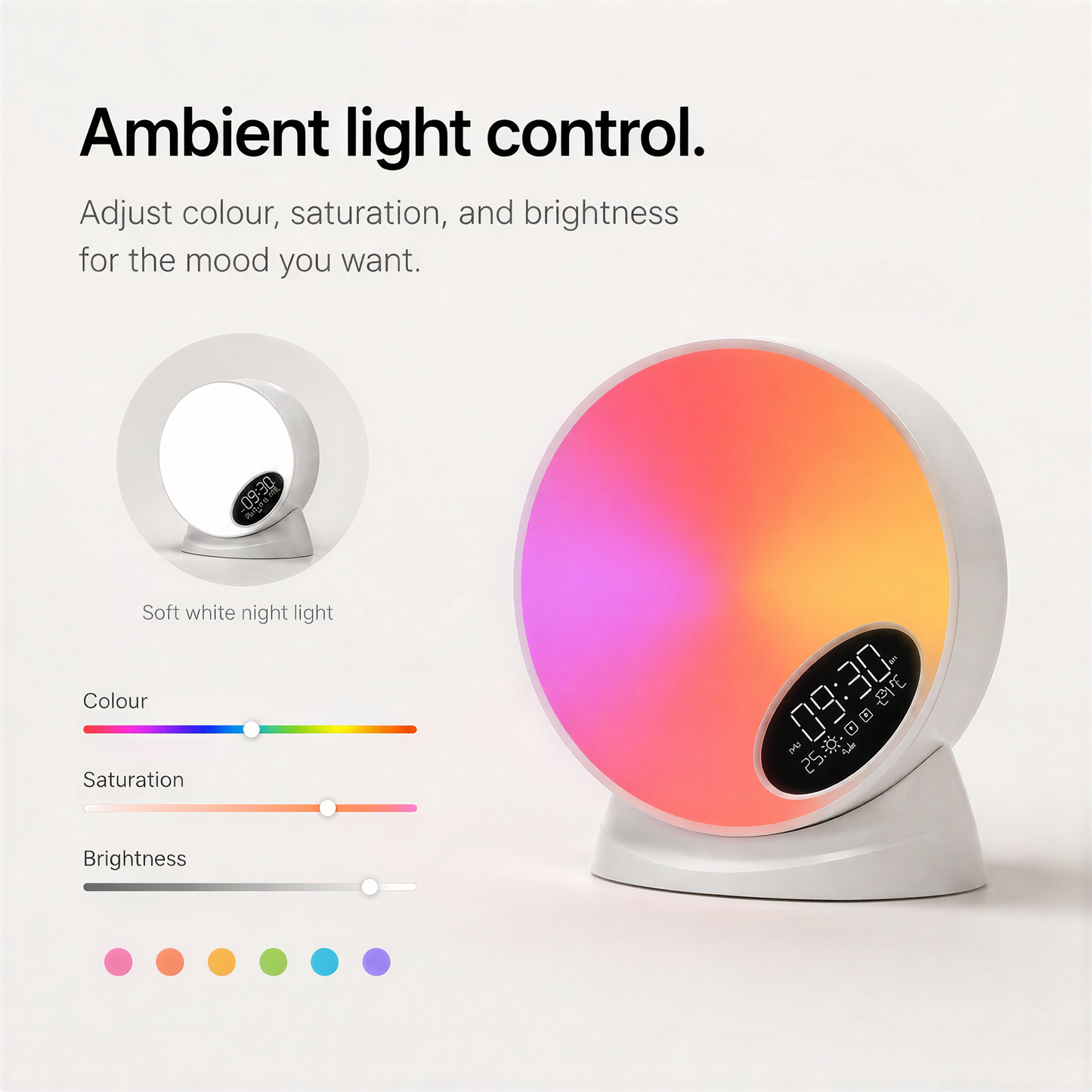 Stellar One — 3-in-1 Galaxy Projector, Speaker & Alarm Clock