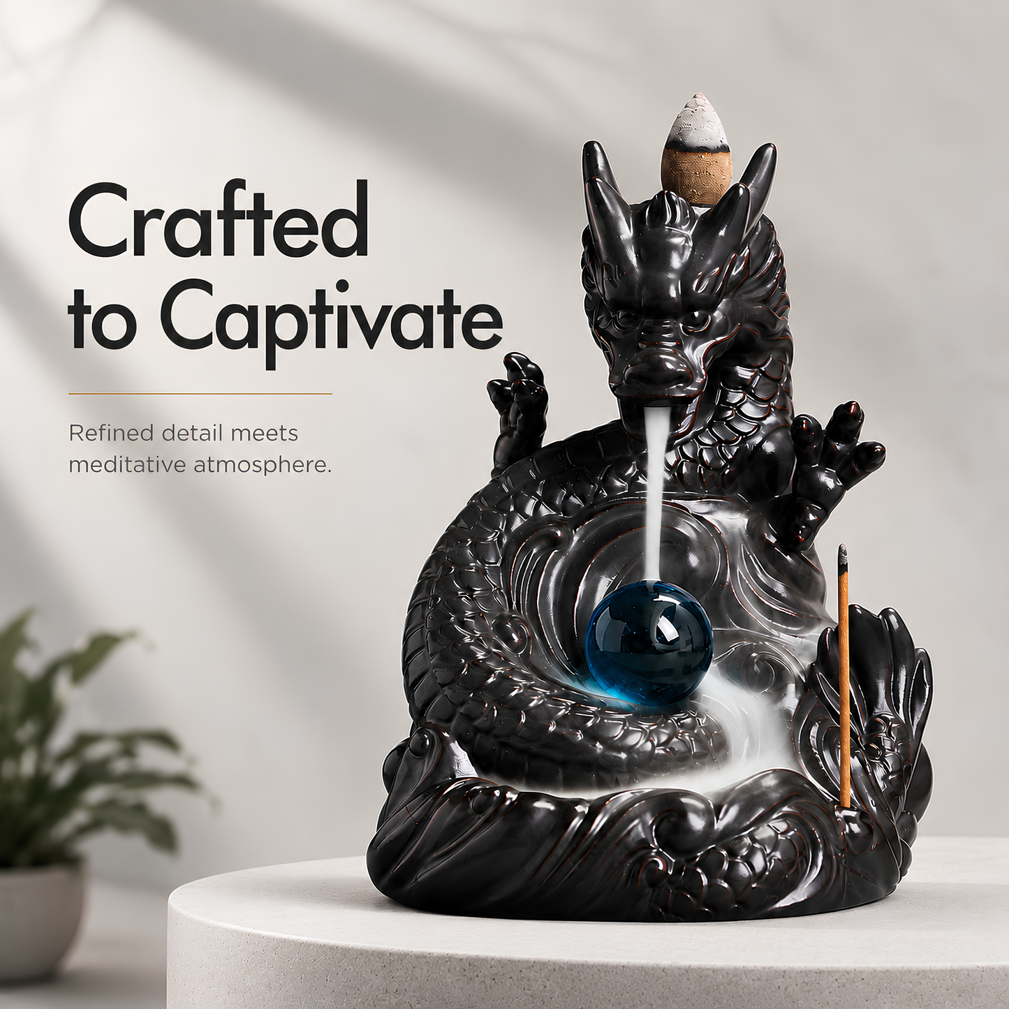 Obsidian Dragon Orb Backflow Burner