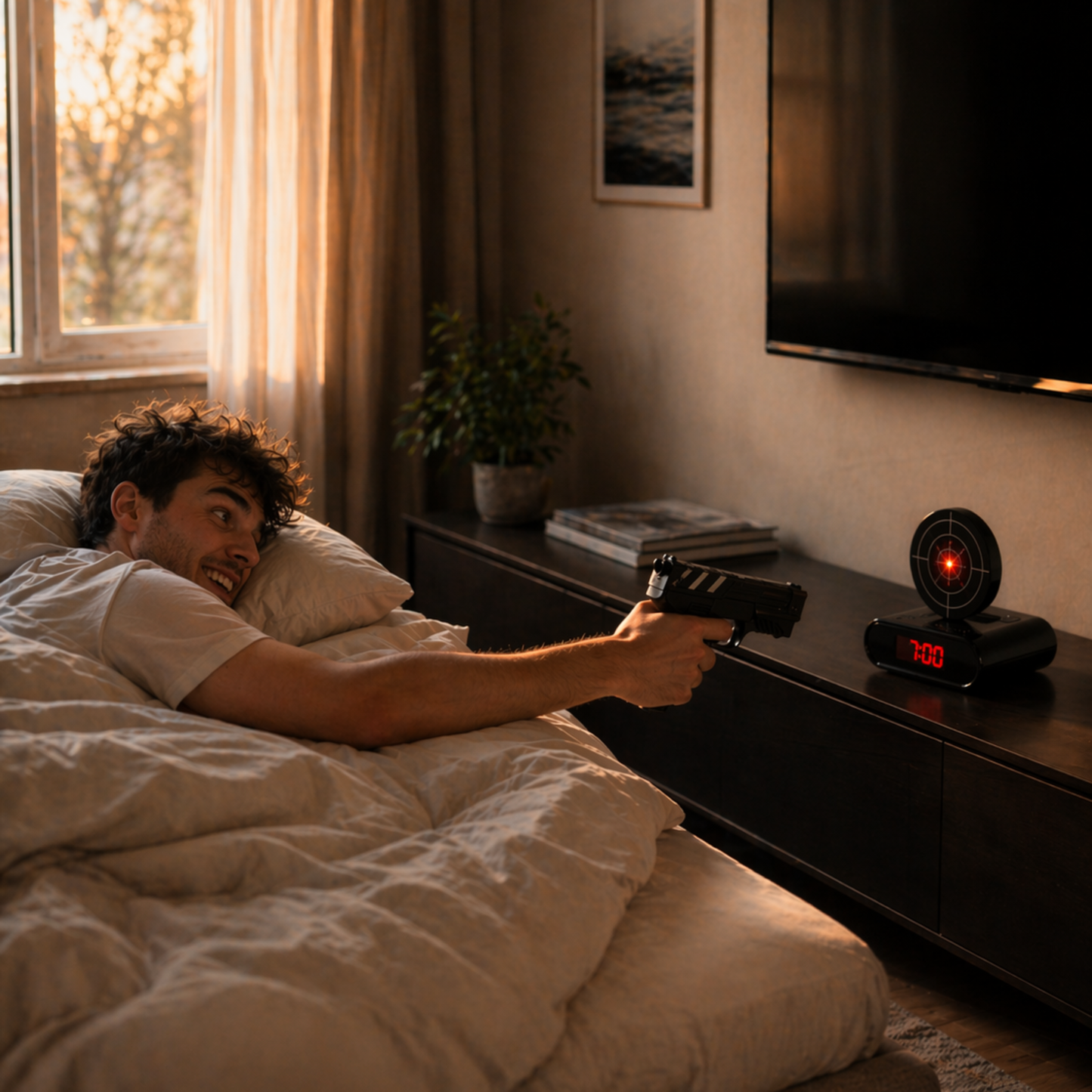 Bullseye Wake-Up Clock