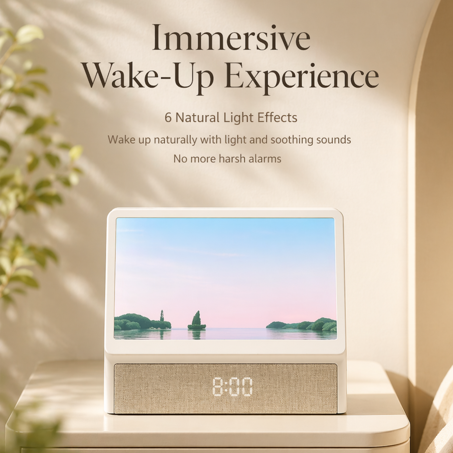 Sunrise Clock – Wake-Up Light Clock with White Noise