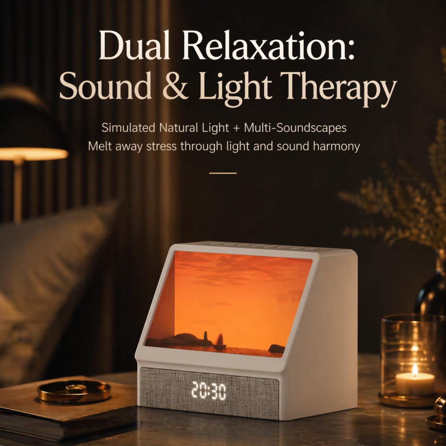 Sunrise Clock – Wake-Up Light Clock with White Noise