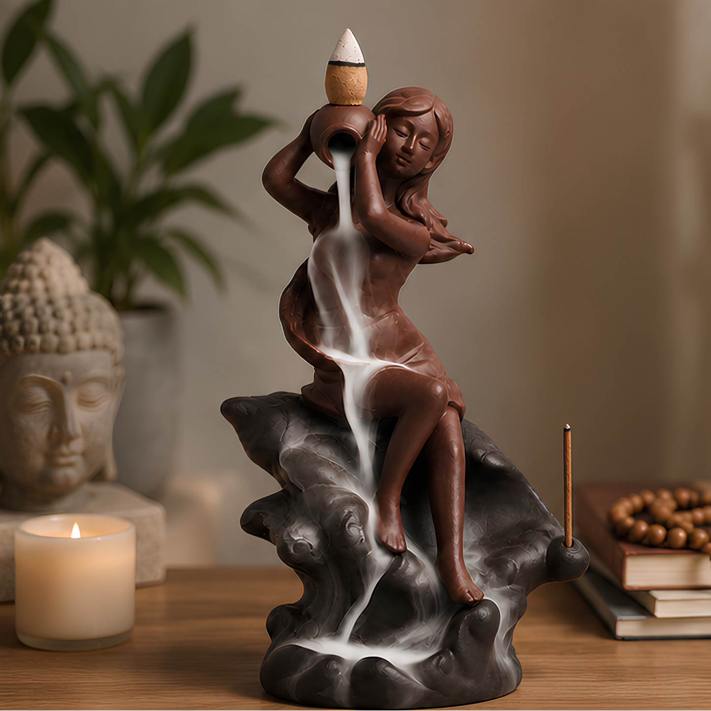 Seraphina Flow Ceramic Backflow Burner