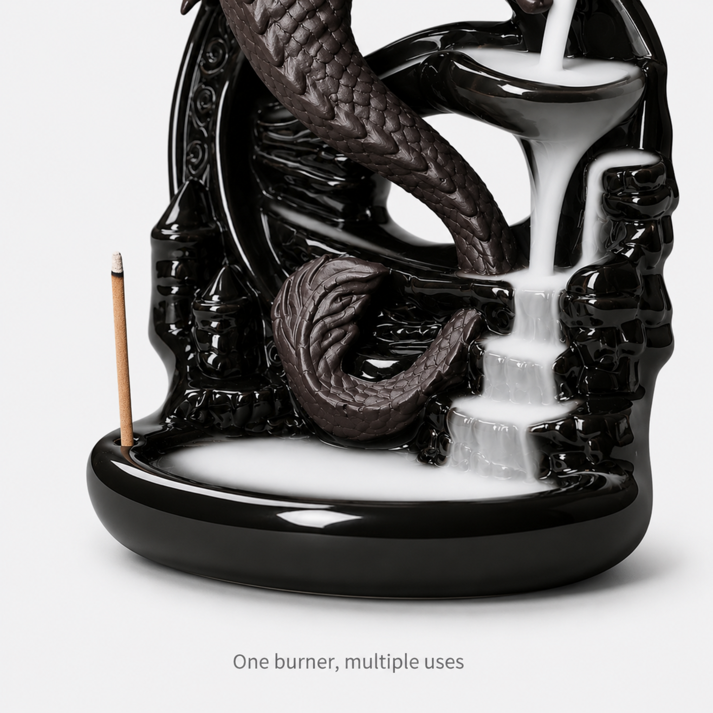 Dragonveil Ceramic Backflow Burner