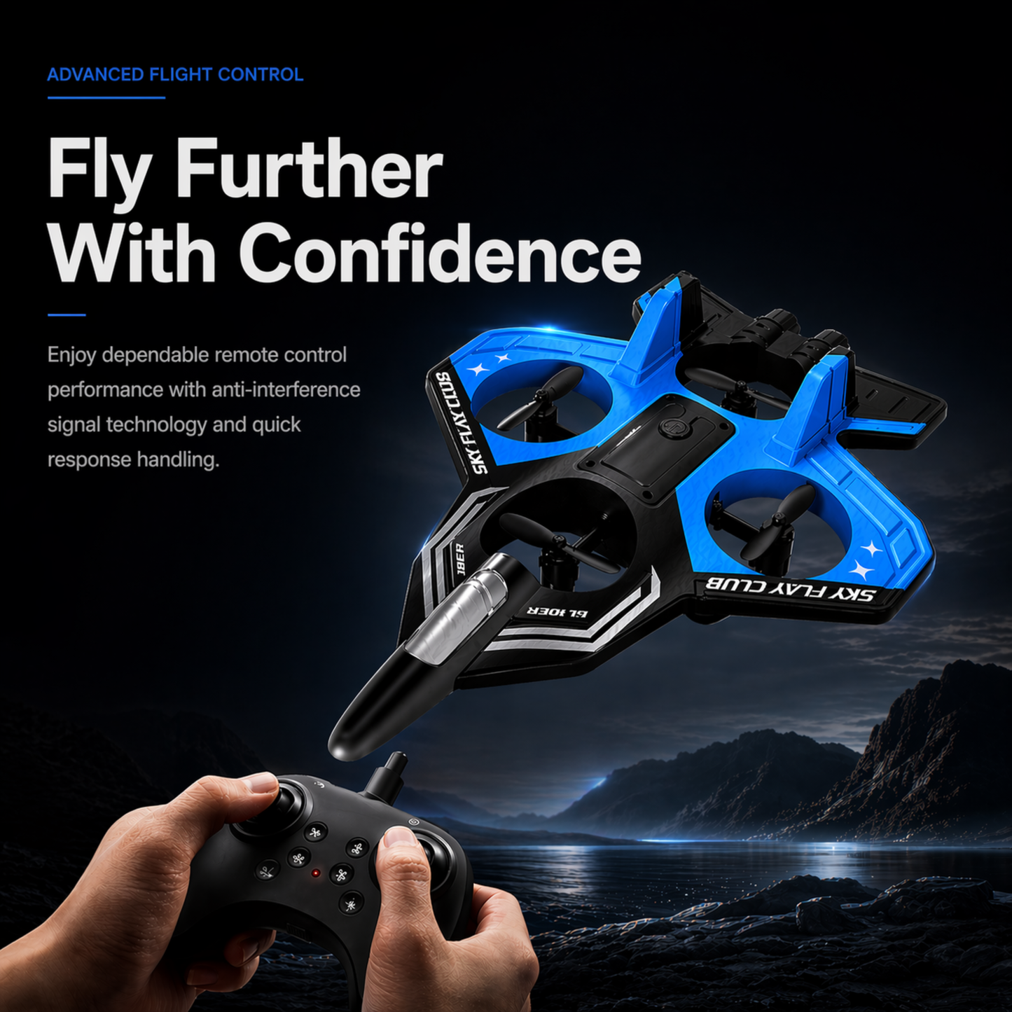 RC TurboWing Fighter Jet