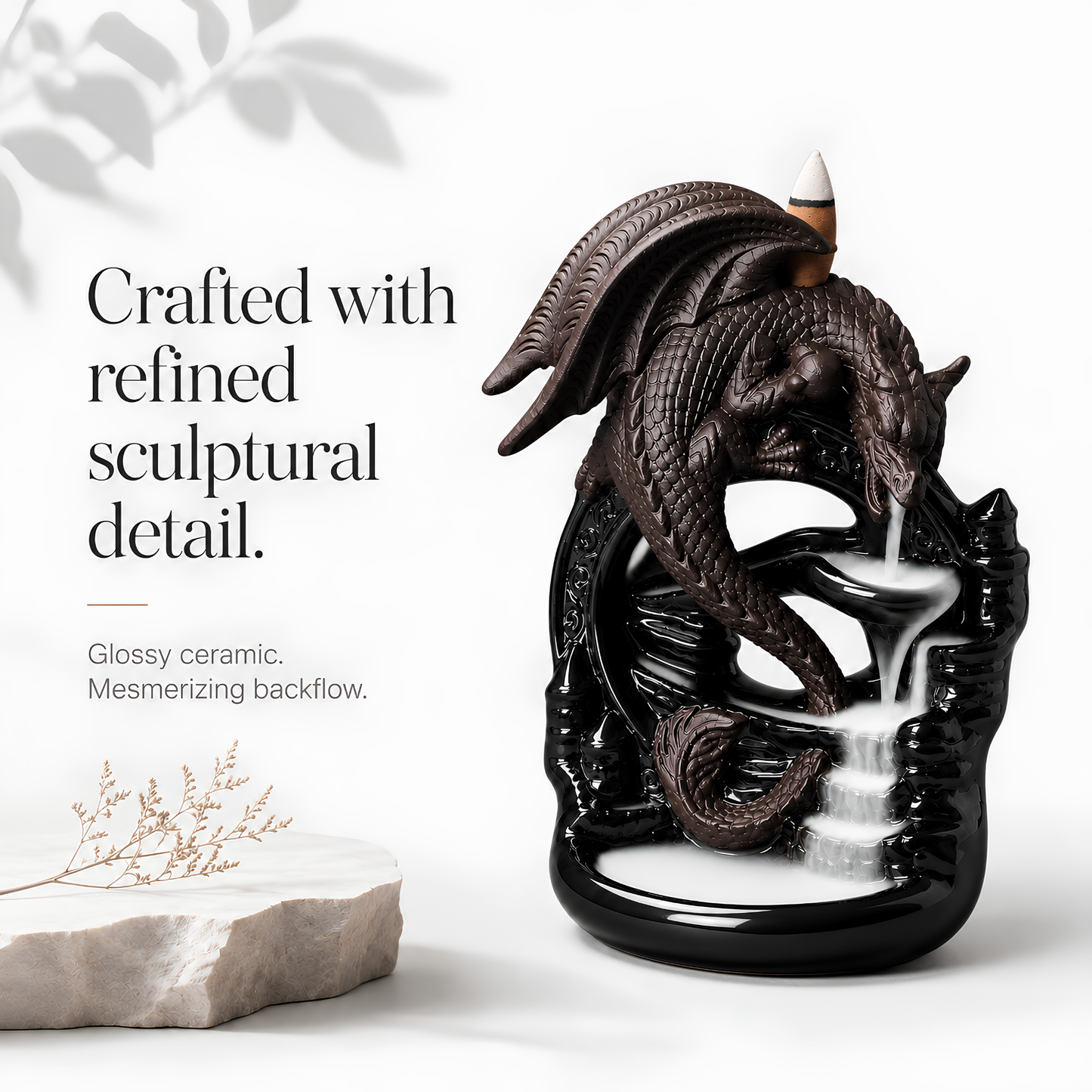 Dragonveil Ceramic Backflow Burner