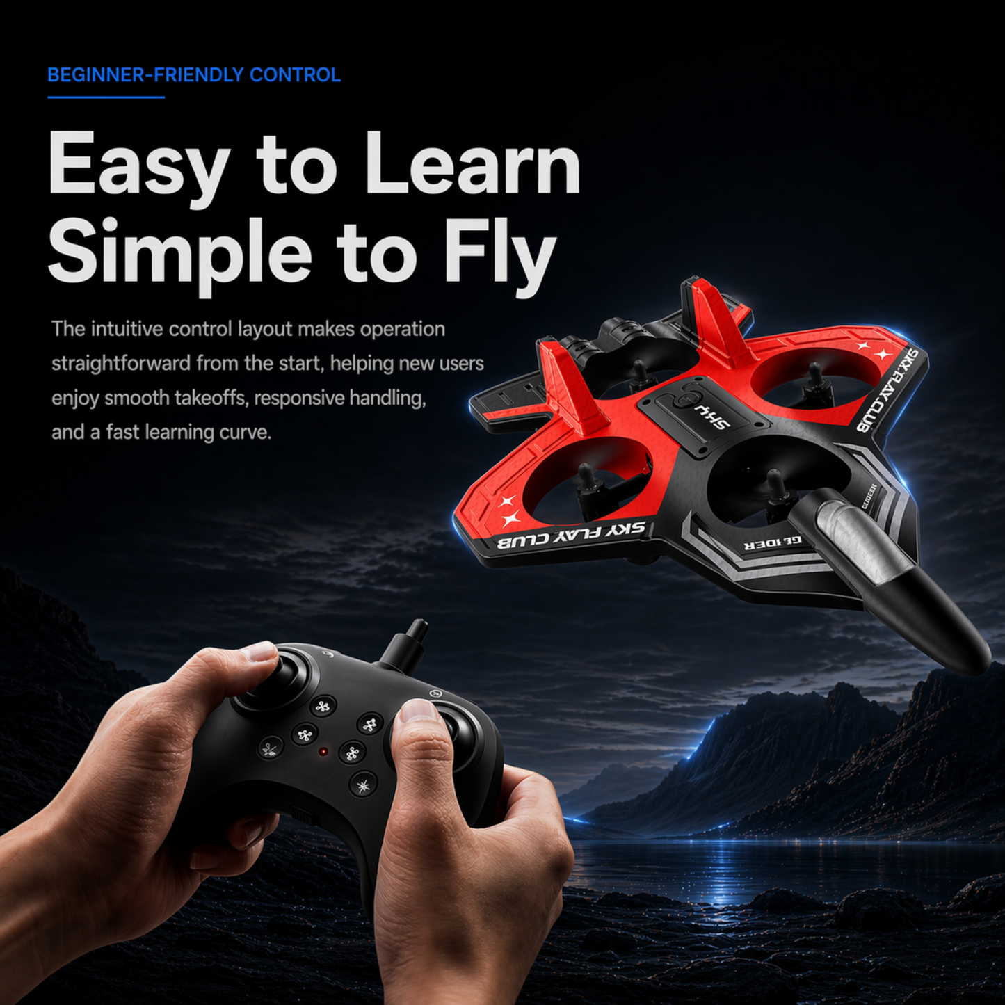 RC TurboWing Fighter Jet