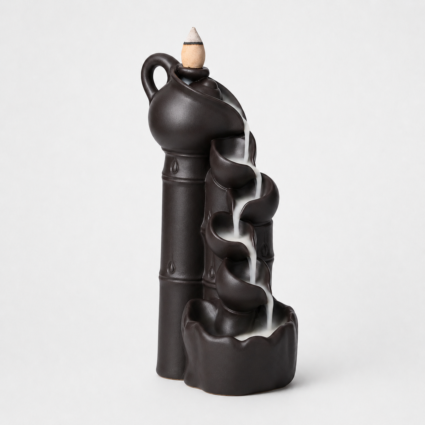 Bamboo Cascade Ceramic Backflow Burner