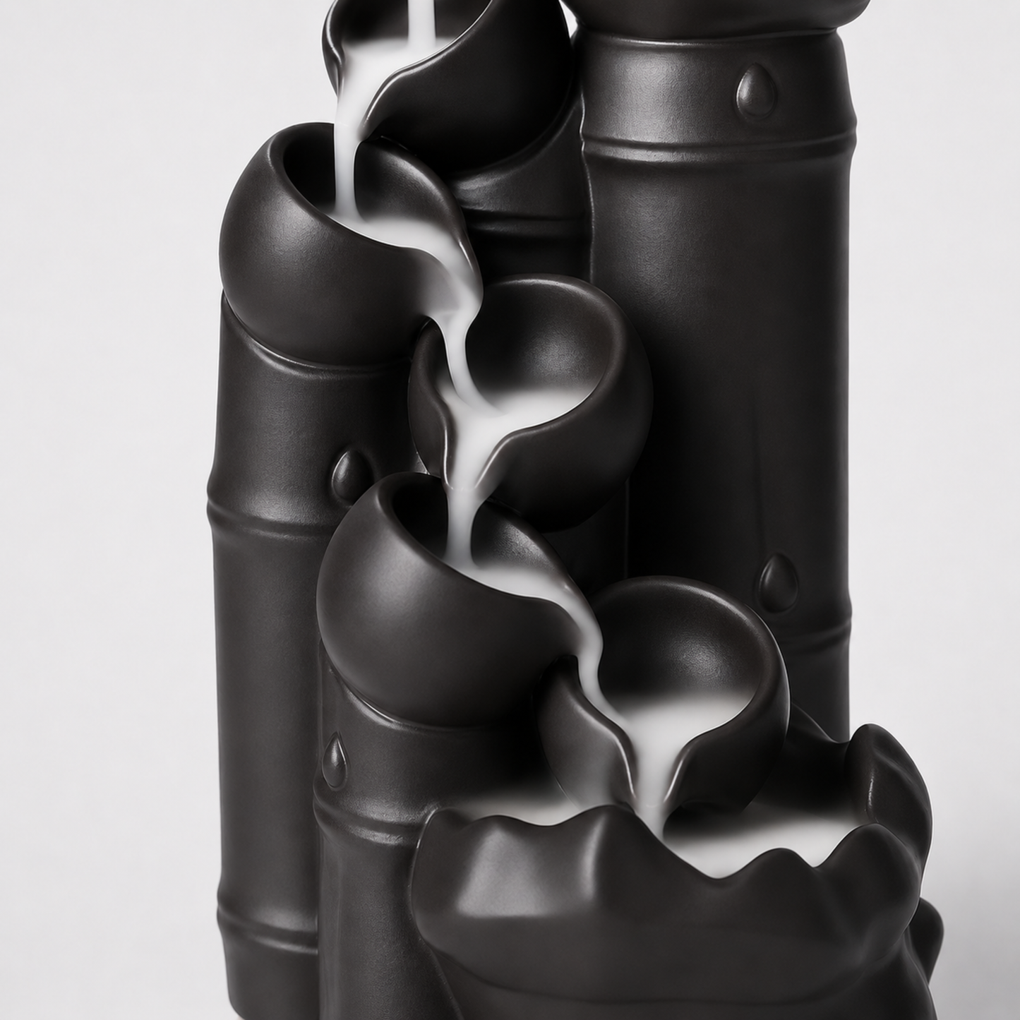 Bamboo Cascade Ceramic Backflow Burner
