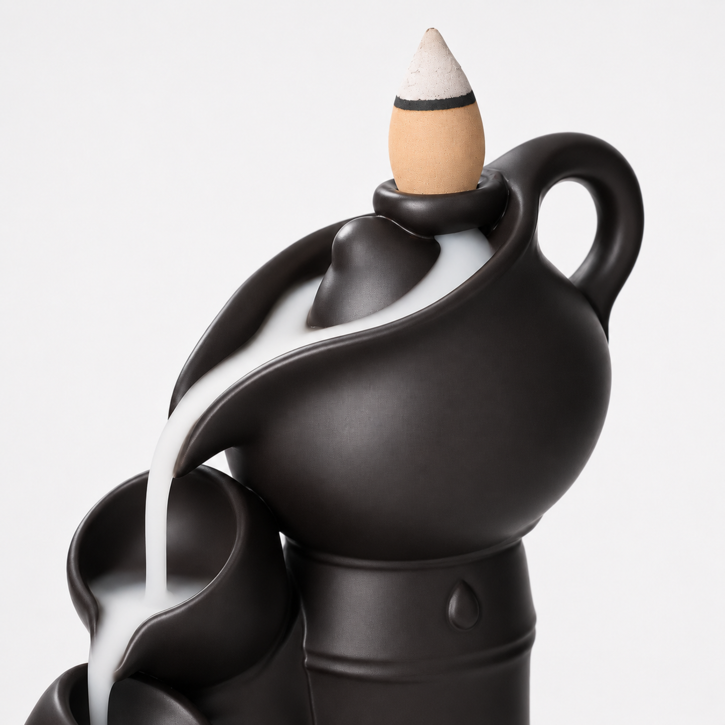 Bamboo Cascade Ceramic Backflow Burner