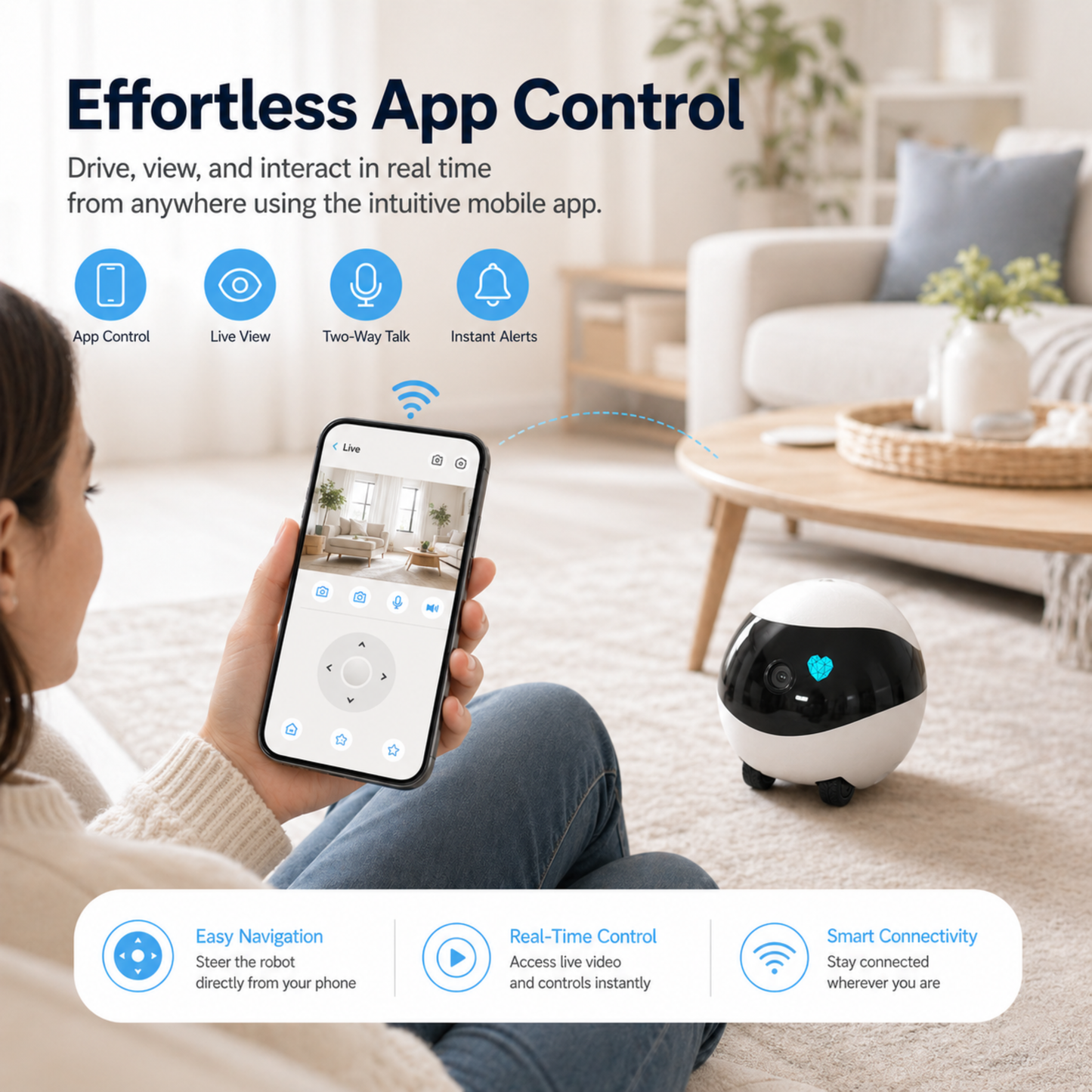 RoboCam Pro: Wireless Surveillance Camera