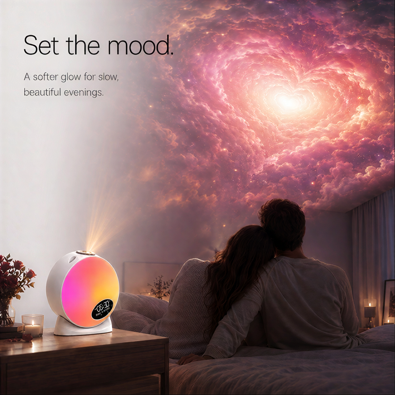 Stellar One — 3-in-1 Galaxy Projector, Speaker & Alarm Clock