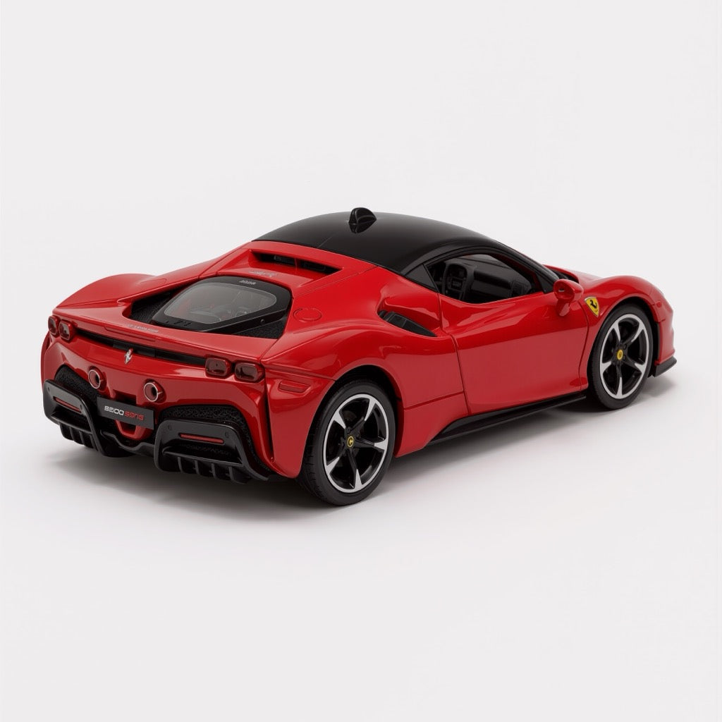 Ferrari 296 GTB Red Scale Model 1:64
