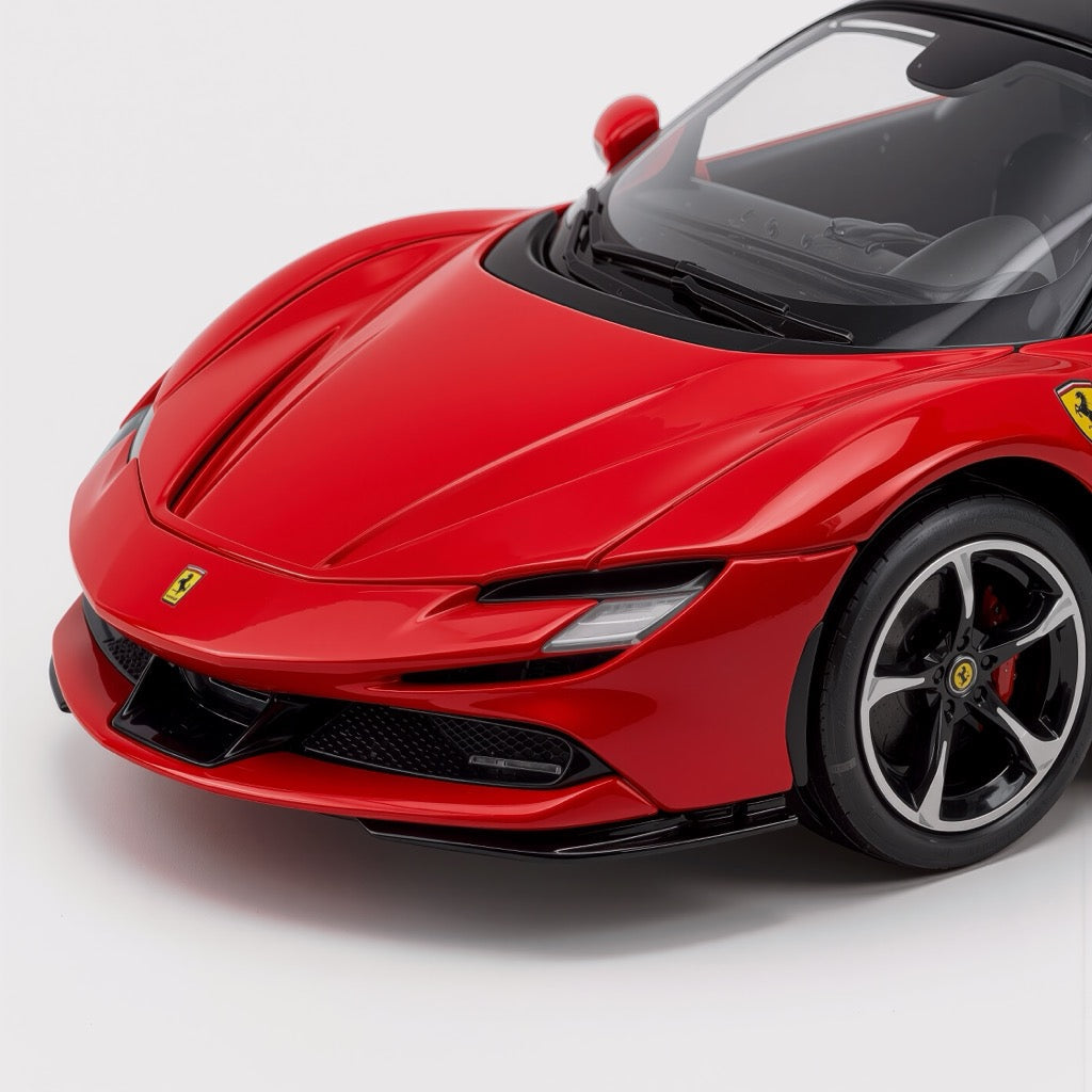 Ferrari 296 GTB Red Scale Model 1:64