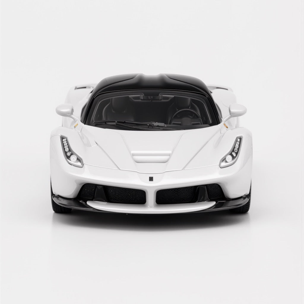 Ferrari LaFerrari White Scale Model 1:64