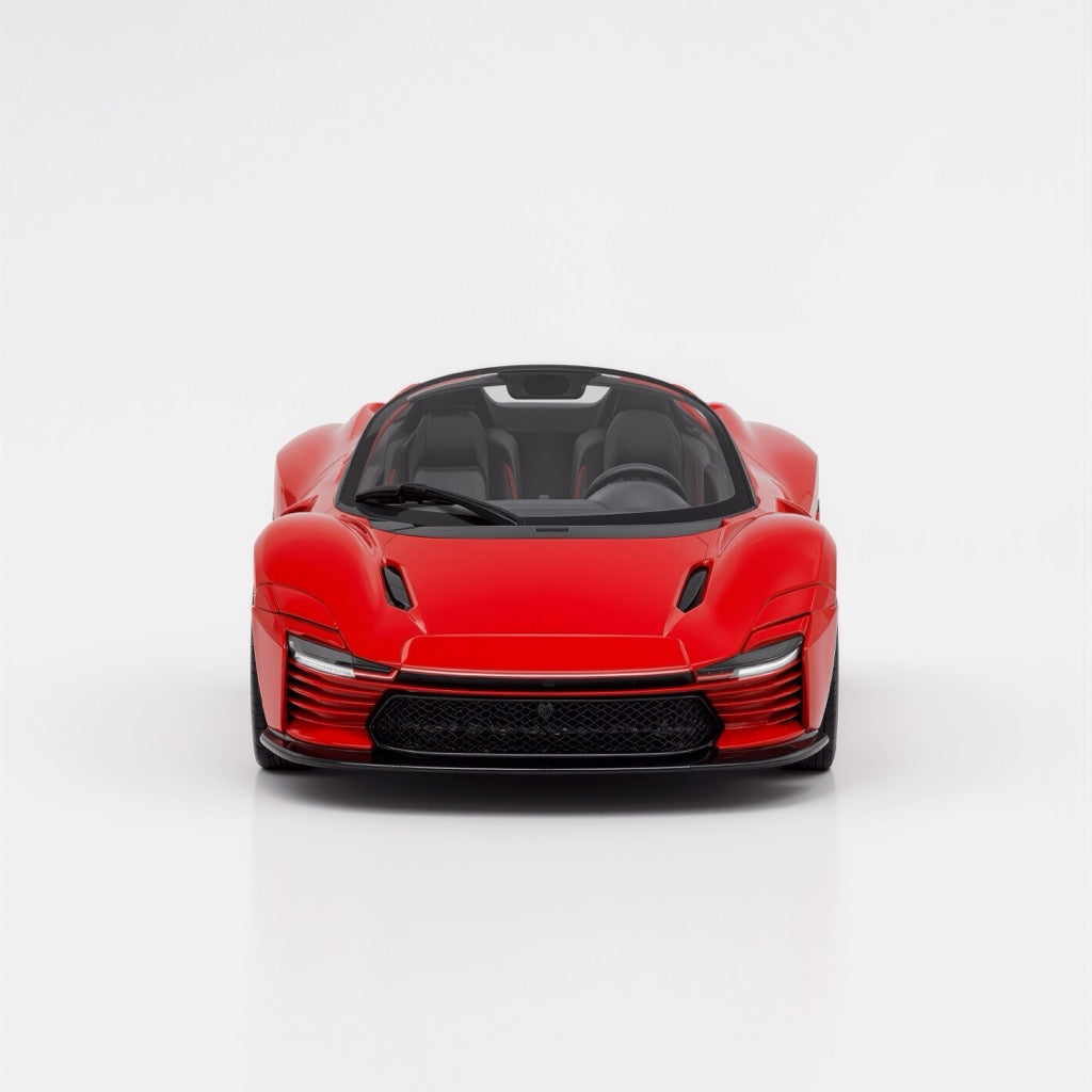 Ferrari Daytona SP3 Red Scale Model 1:64