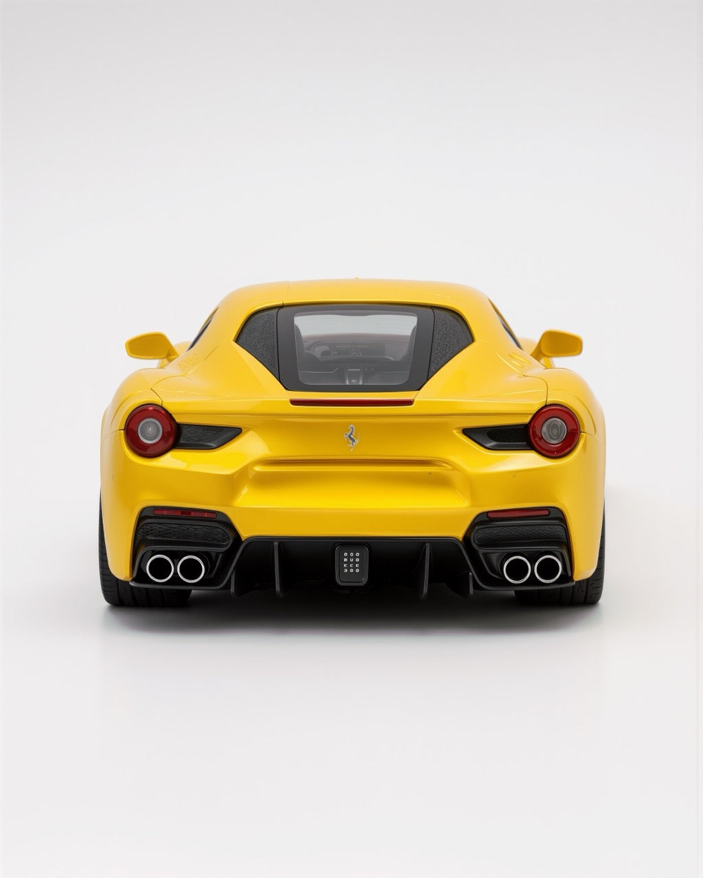 Ferrari 488 GTB Yellow Scale Model 1:64