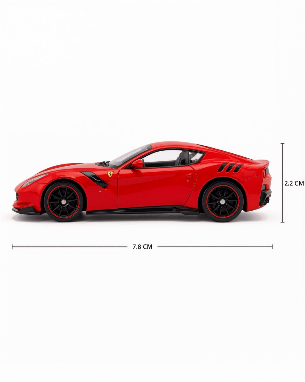Ferrari F12tdf Red Scale Model 1:64