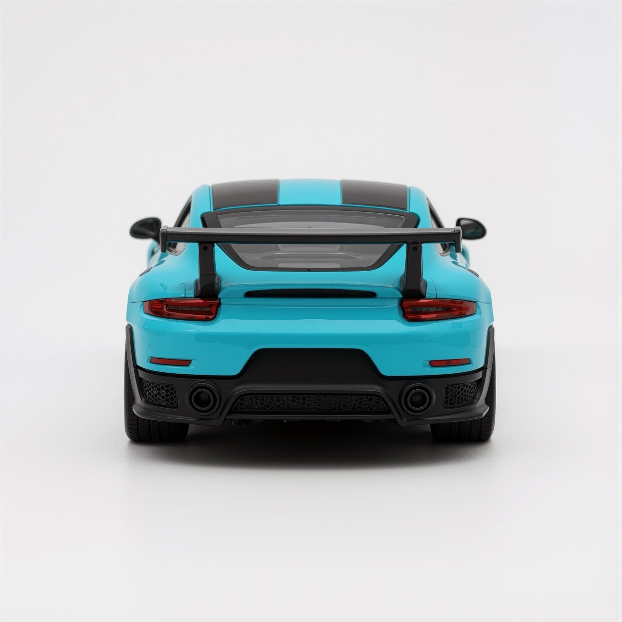 911 GT2 RS Cyan Black Scale Model 1:64