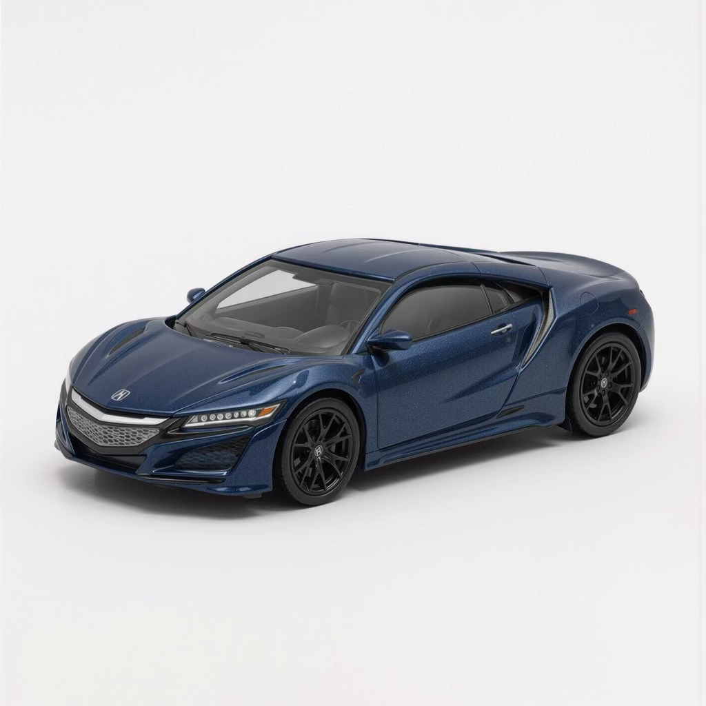 Acura NSX Metallic Blue Scale Model