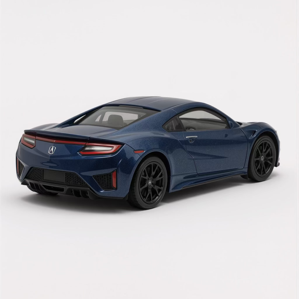 Acura NSX Metallic Blue Scale Model