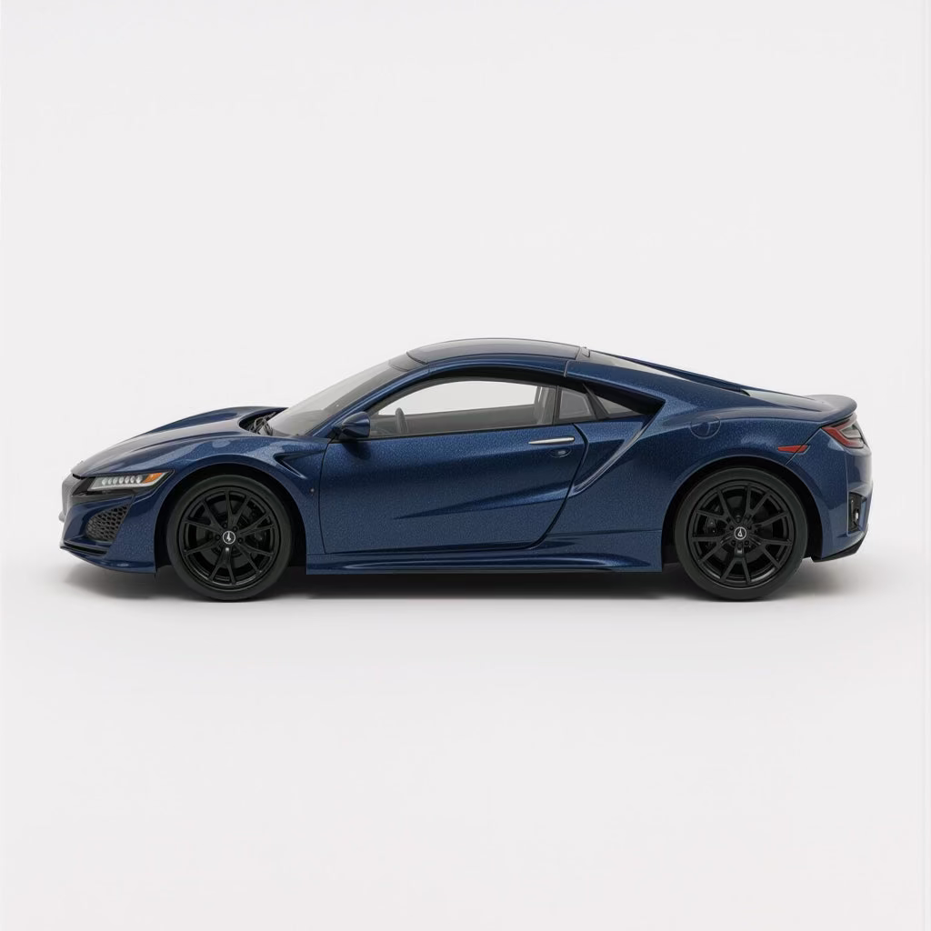 Acura NSX Metallic Blue Scale Model