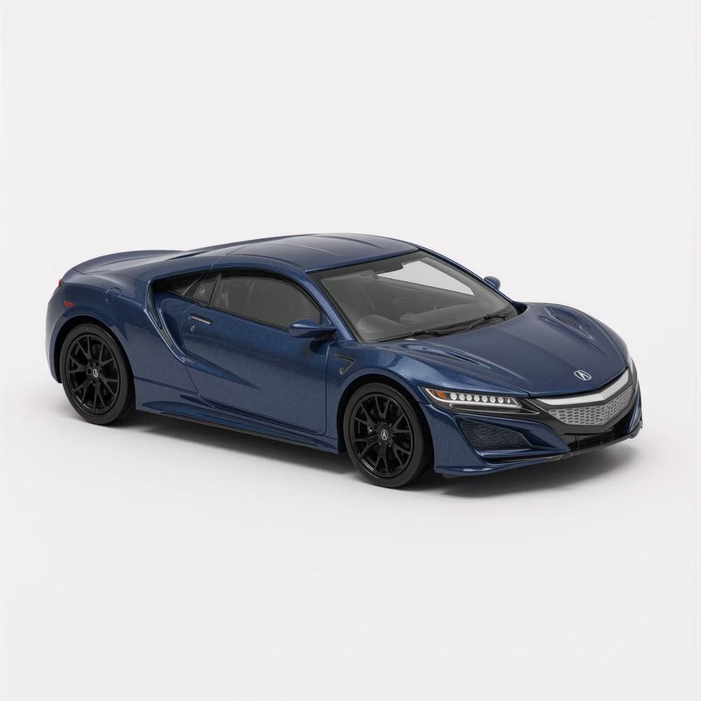 Acura NSX Metallic Blue Scale Model