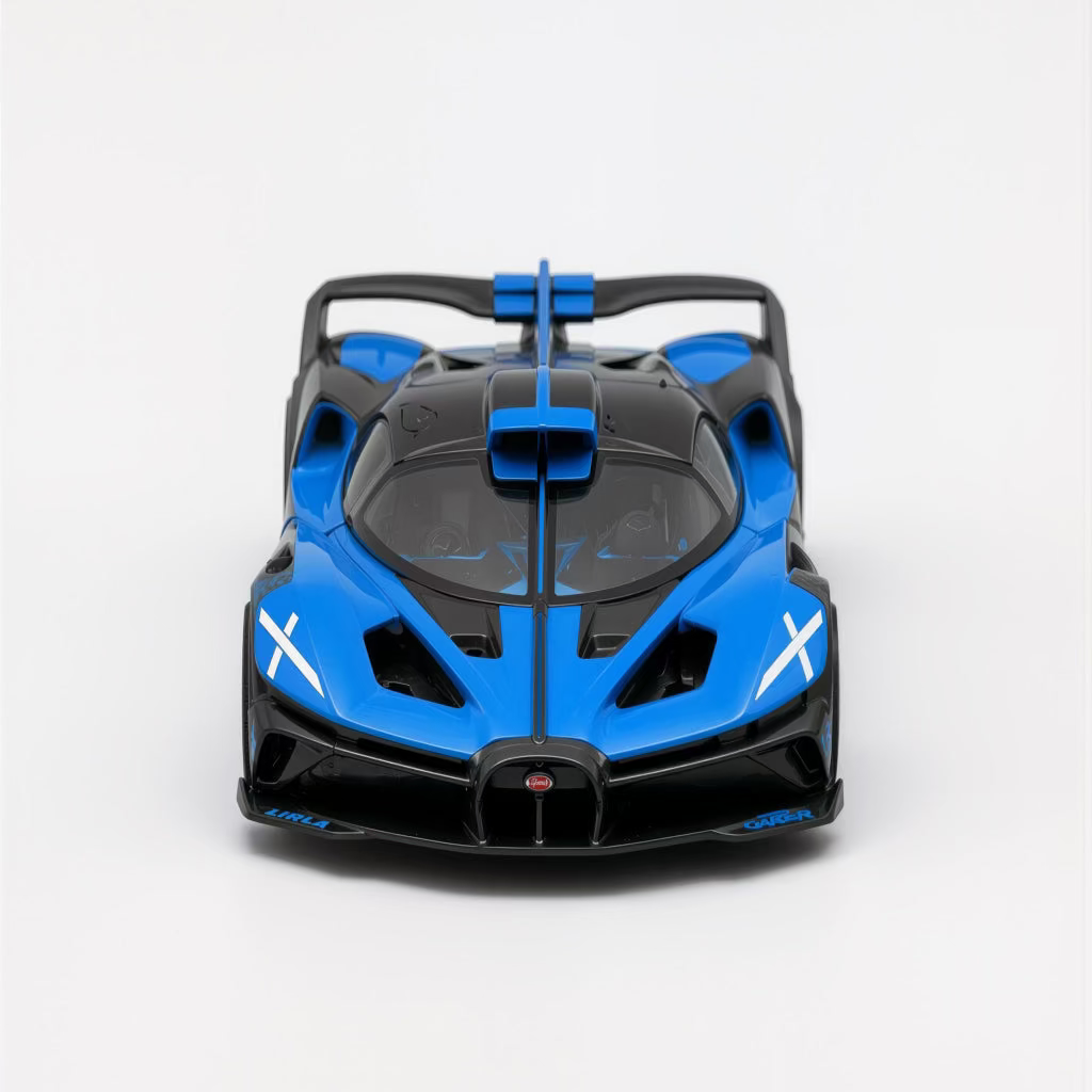 Bugatti Bolide Black/Blue Scale Model