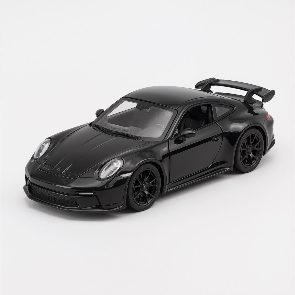Porsche 911 GT3 Black Car Scale Model