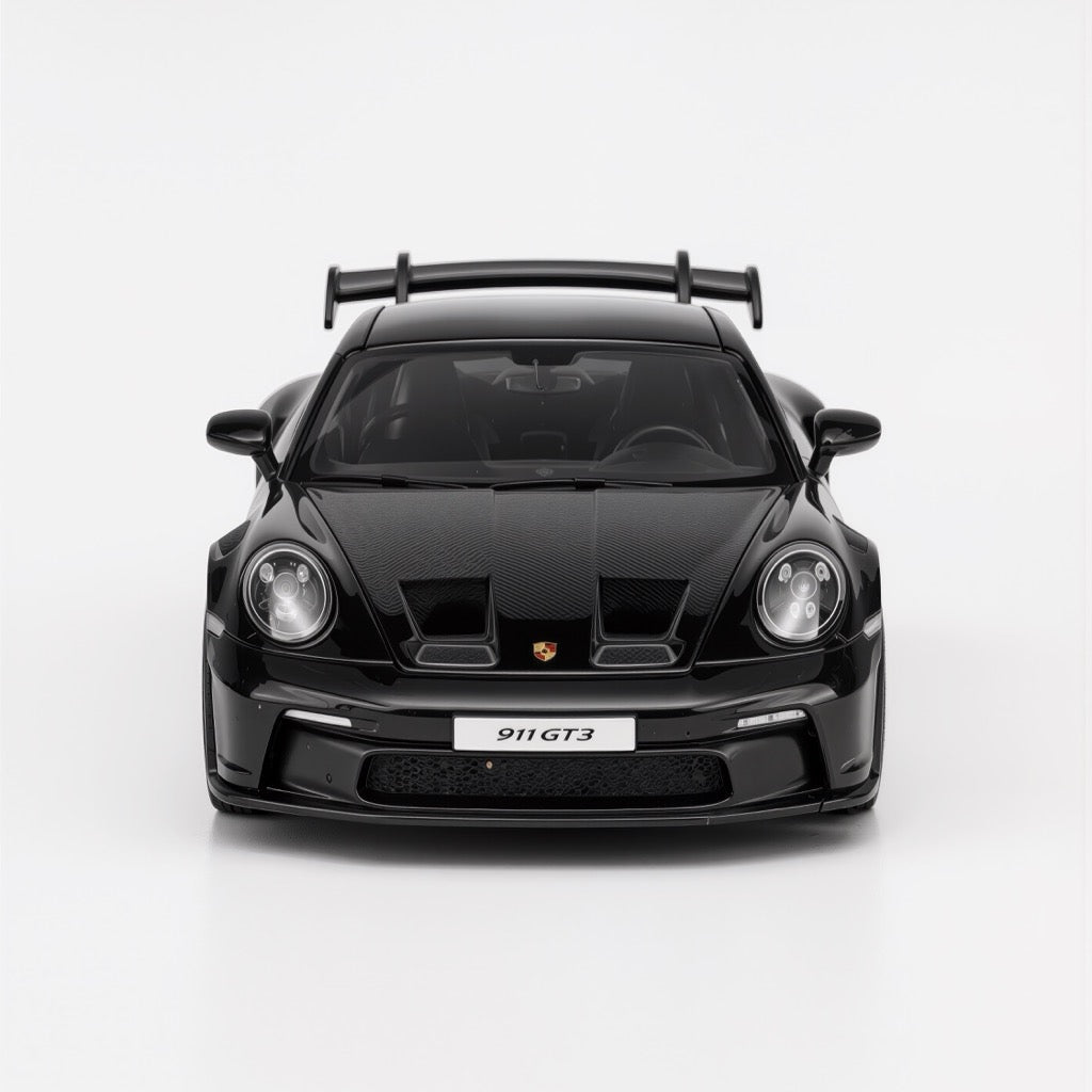 Porsche 911 GT3 Black Car Scale Model