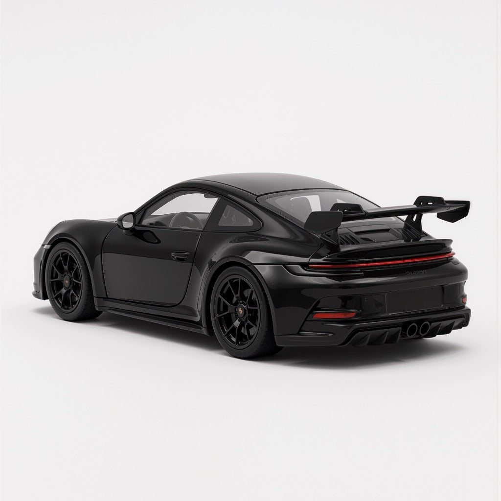Porsche 911 GT3 Black Car Scale Model