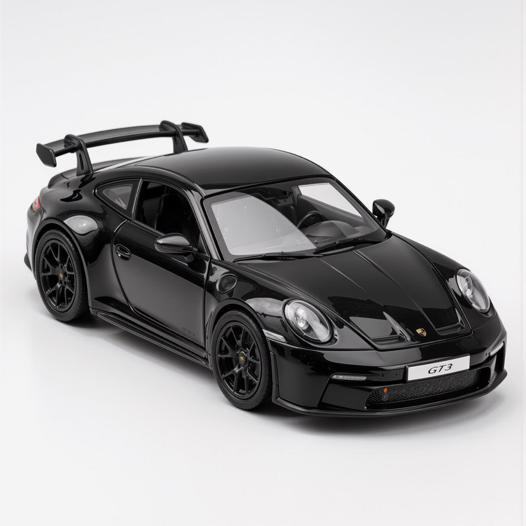 Porsche 911 GT3 Black Car Scale Model