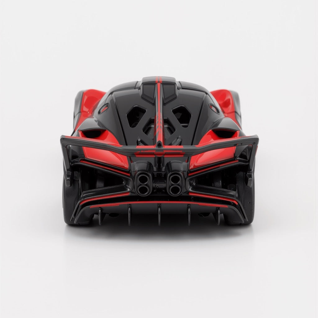 Bugatti Bolide Black Red Scale Model