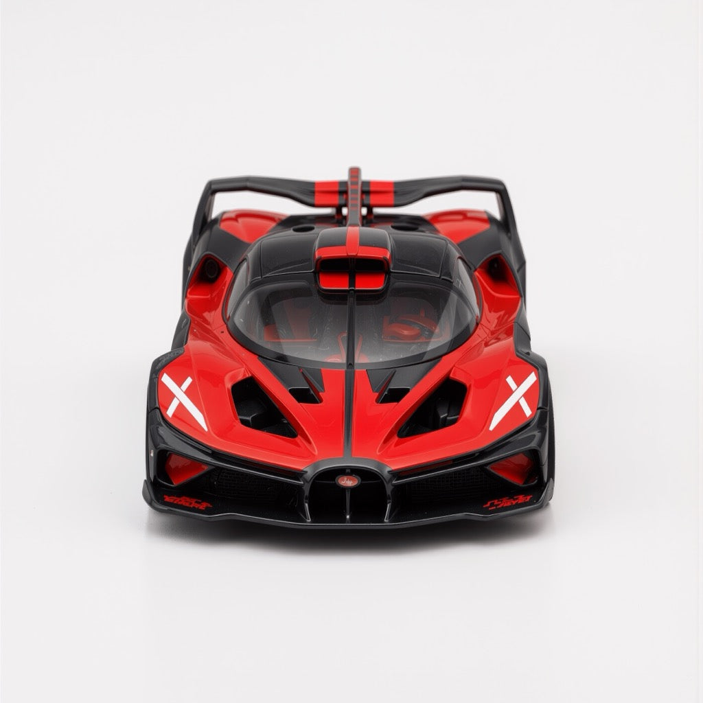 Bugatti Bolide Black Red Scale Model
