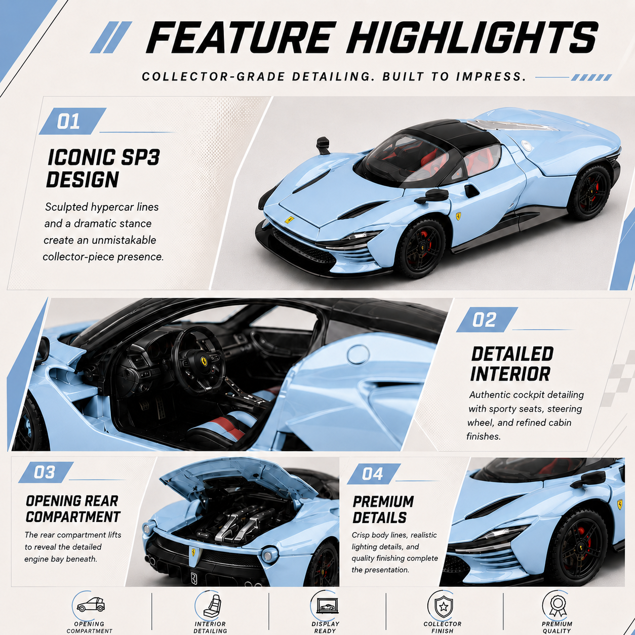Daytona SP3 Azzurro