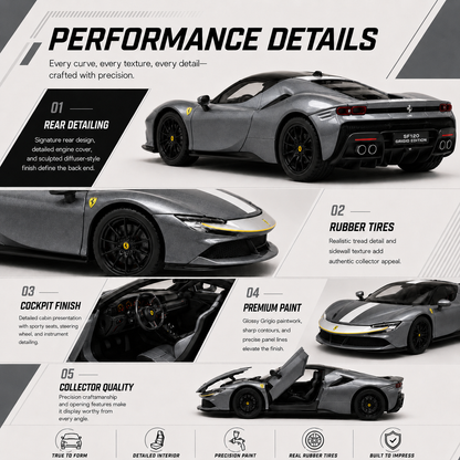 Ferrari SF90 Stradale Grigio
