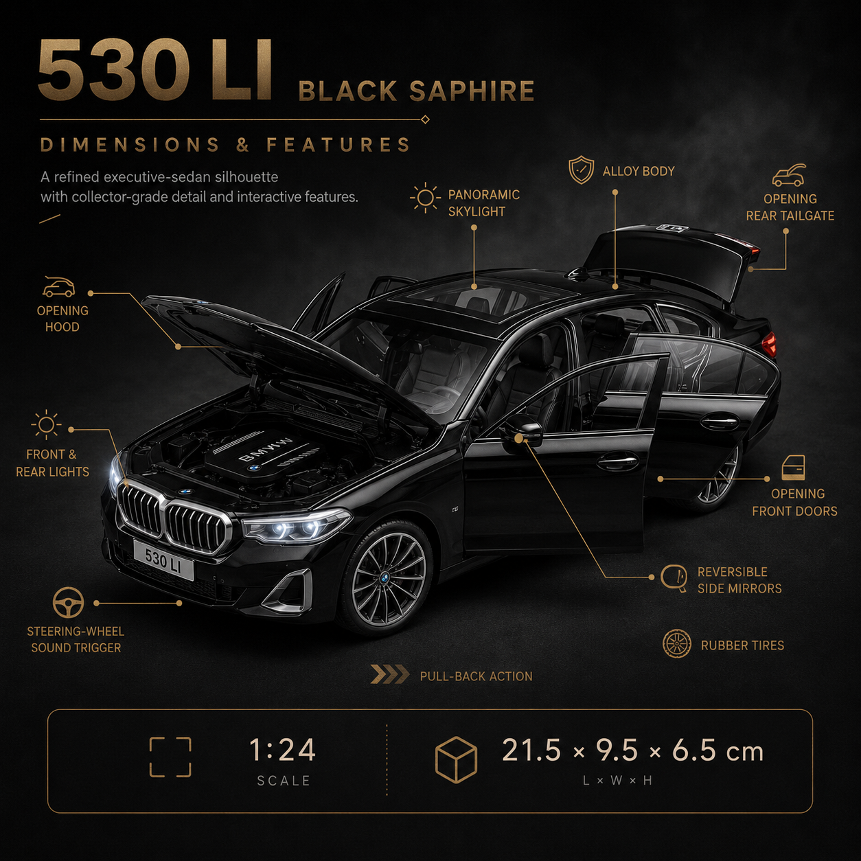 530 li Black Sapphire