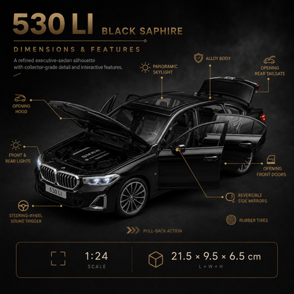 BMW 530 Li Black Sapphire