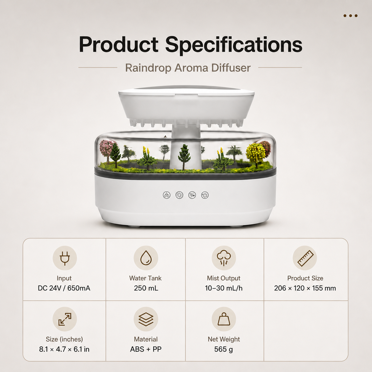 Raindrop Forest Aroma Diffuser
