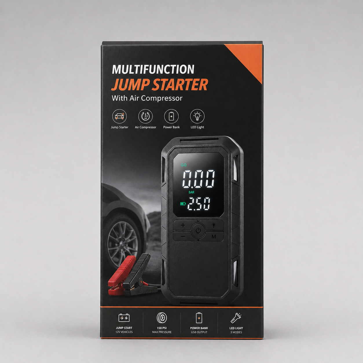 RescueMate Air– Jump Start, Inflate & Power Up Anywhere