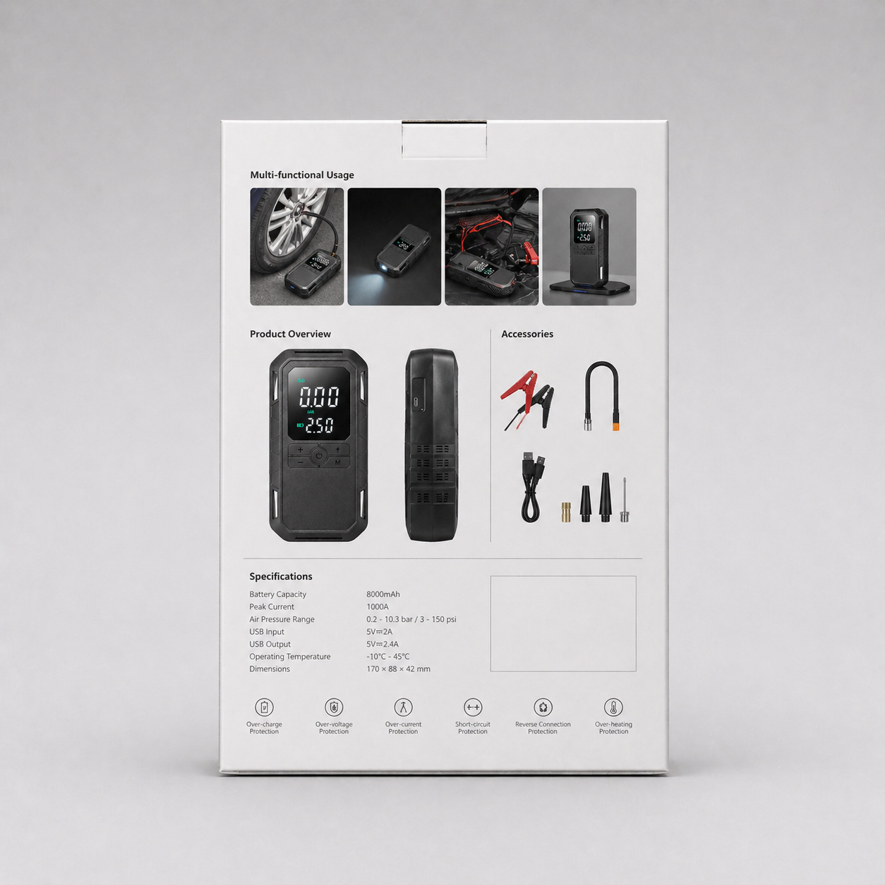 RescueMate Air– Jump Start, Inflate & Power Up Anywhere
