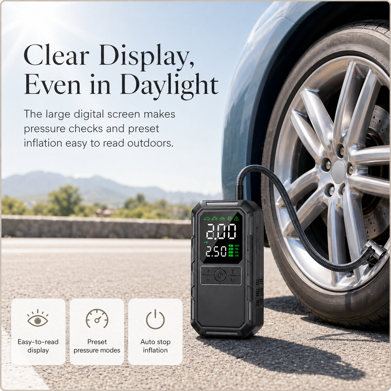 RescueMate Air– Jump Start, Inflate & Power Up Anywhere
