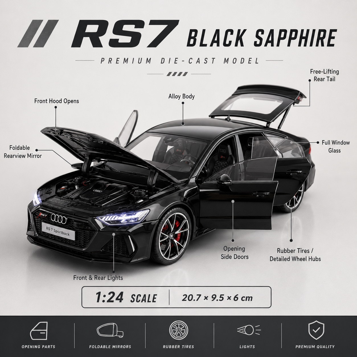 Rs7 Black Sapphire