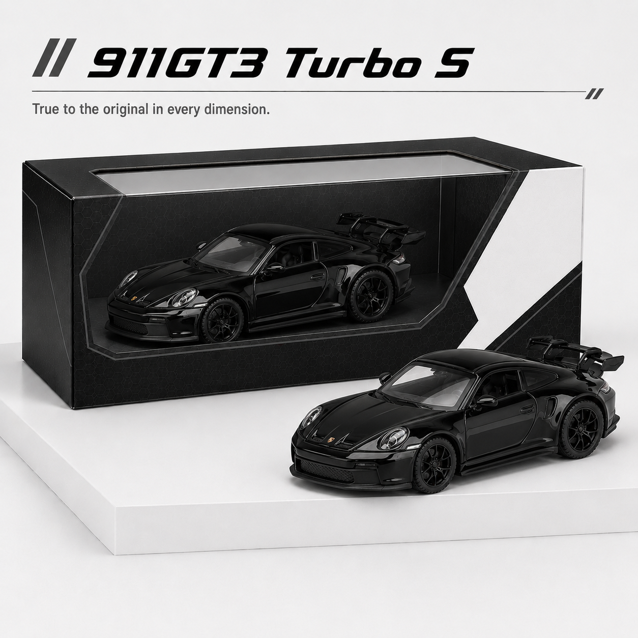 911GT3 Jet Black Metallic