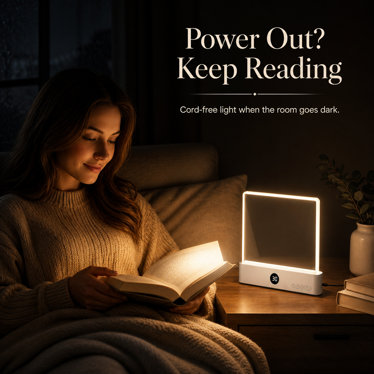 Acrylic Book Light – Portable Reading Lamp