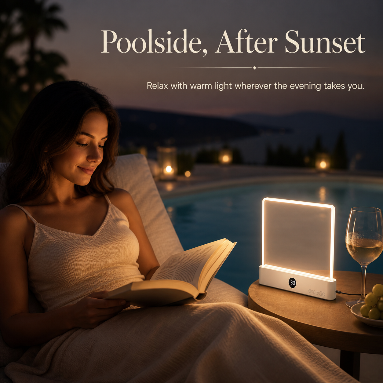 Acrylic Book Light – Portable Reading Lamp