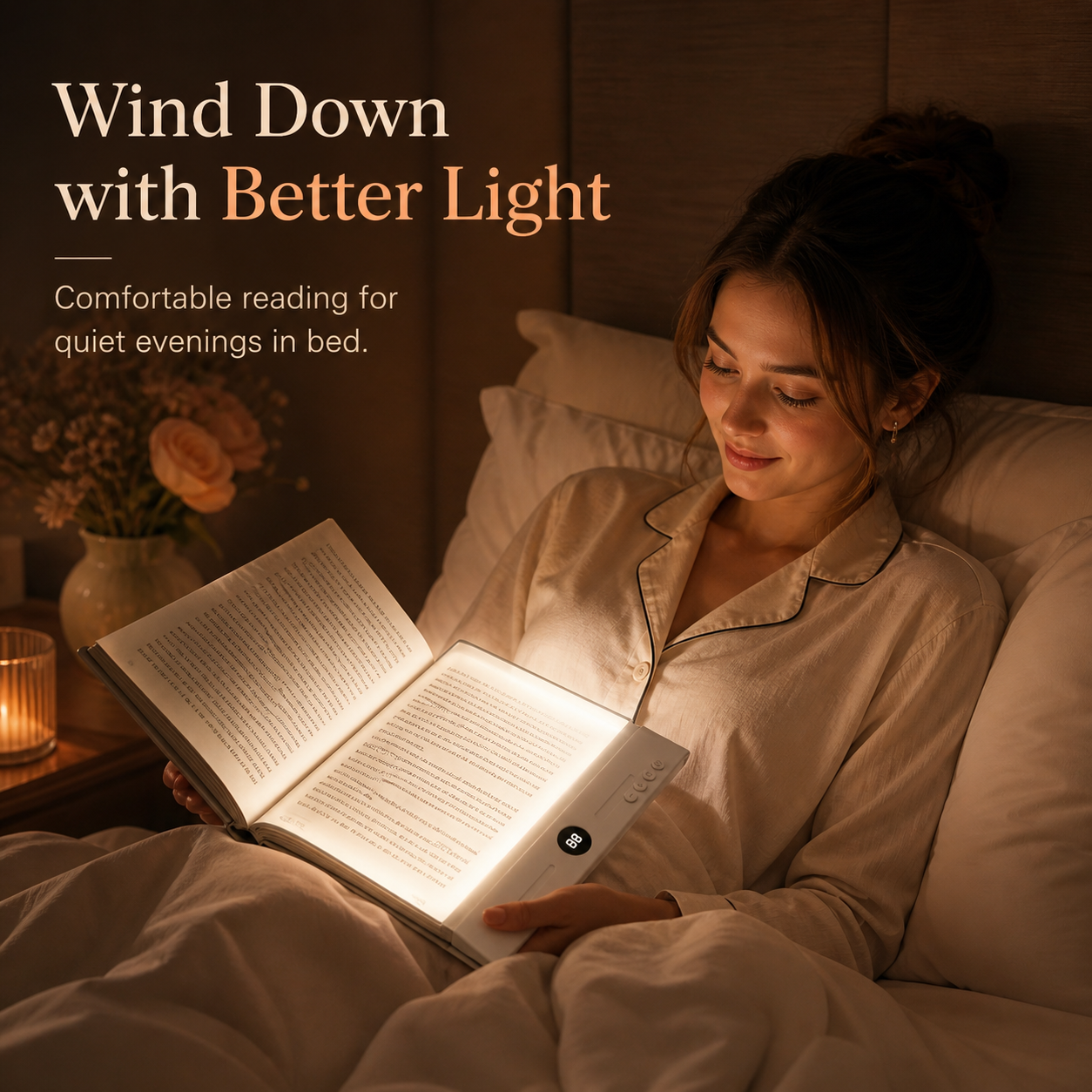 Acrylic Book Light – Portable Reading Lamp