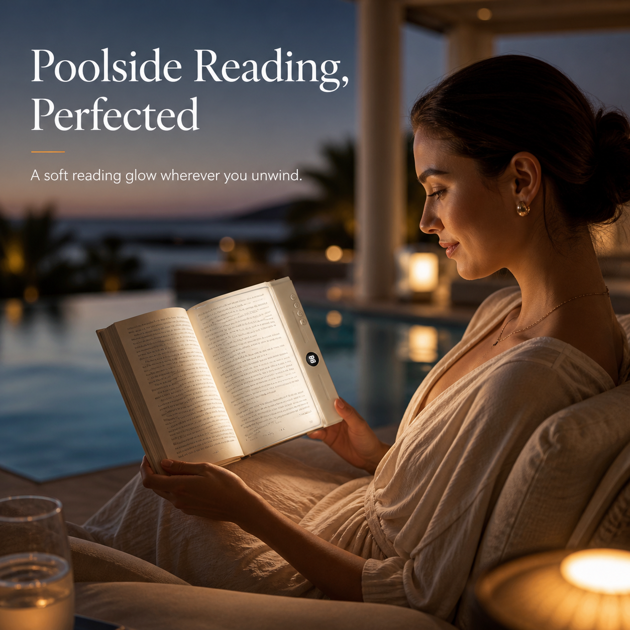 Acrylic Book Light – Portable Reading Lamp