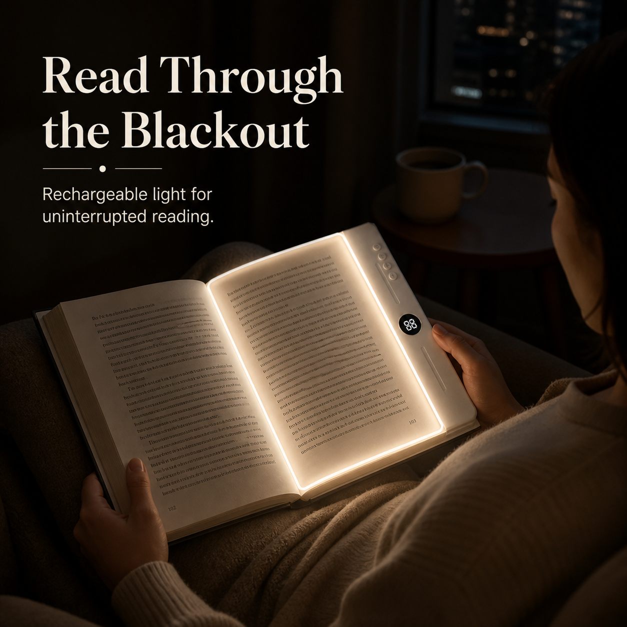 Acrylic Book Light – Portable Reading Lamp